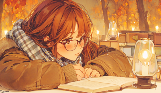 本と灯りと、静かな夜のこと。